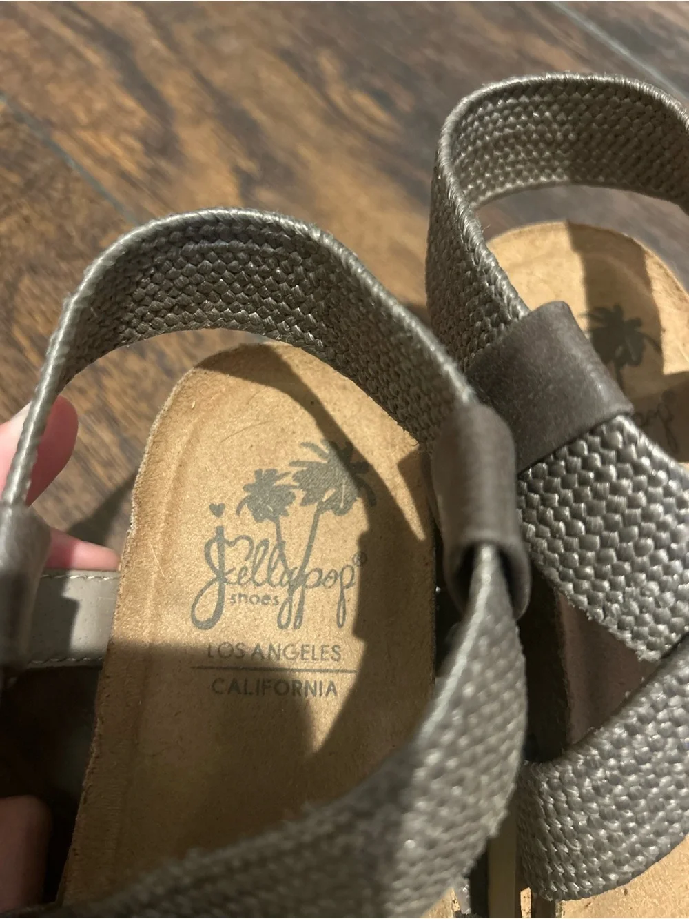 Jellypop Sycamore Wedge Women's Brown Strappy Sandals